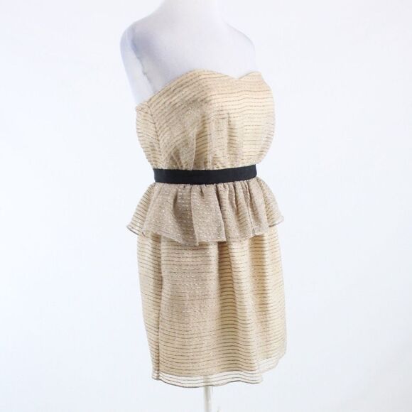 BCBG Max Azria beige dress 4 - Picture 3 of 8